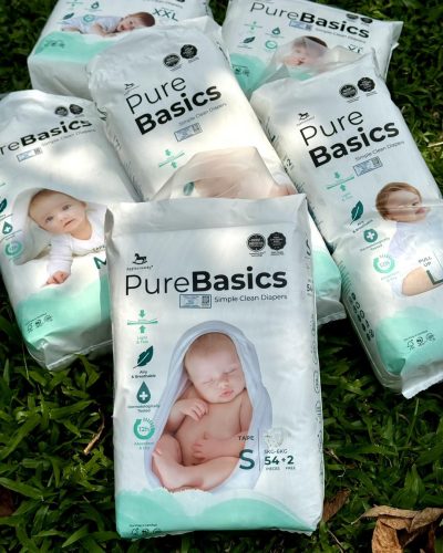 Bỉm tã dán ngày đêm Applecrumby Purebasics Diapers Tape size L - 38+2 miếng (9-13kg) photo review