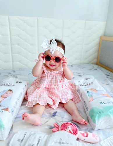 Bỉm tã dán ngày đêm Applecrumby Purebasics Diapers Tape size L - 38+2 miếng (9-13kg) photo review